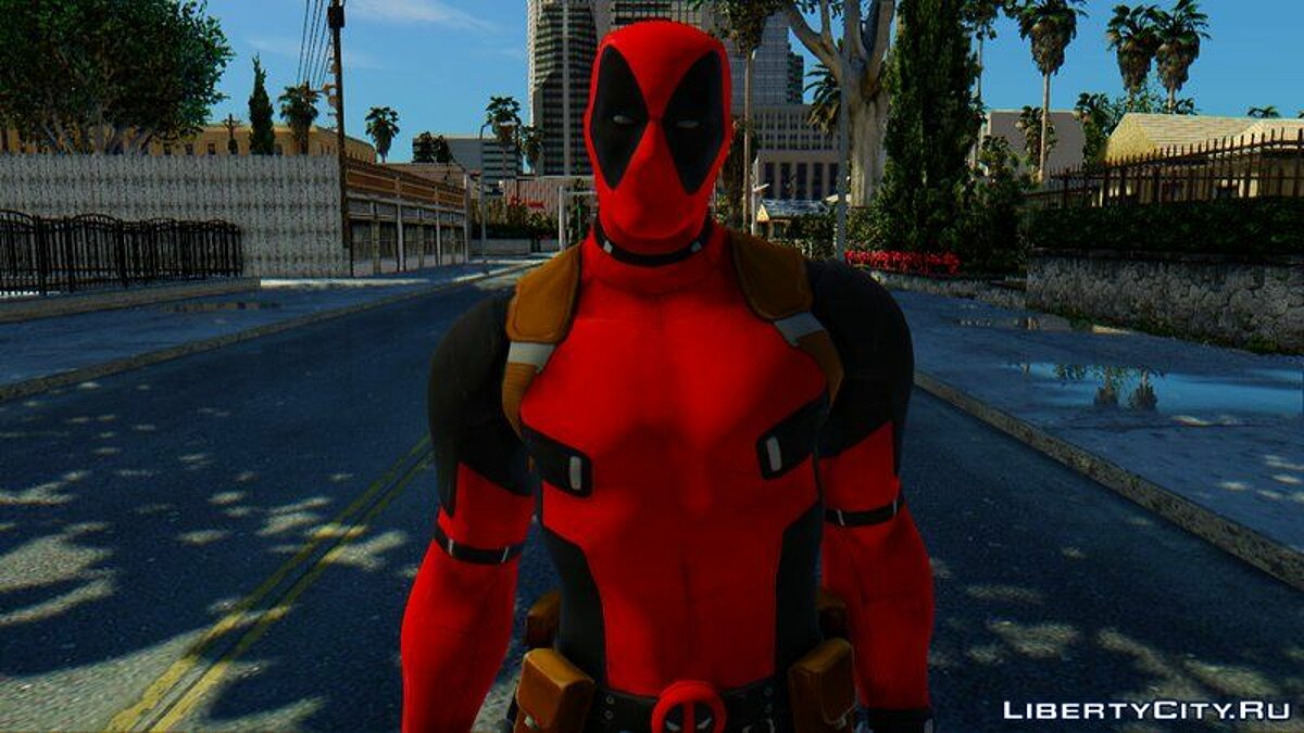 Замена deadpool.dff в GTA San Andreas (15 файлов)