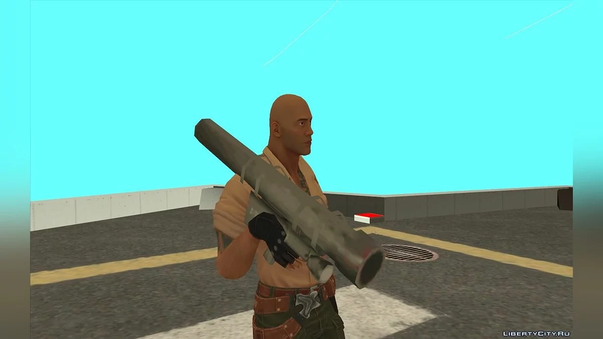 Dr. Smolder Bravestone из фильма Джуманджи / The Rock  / GTA San Andreas