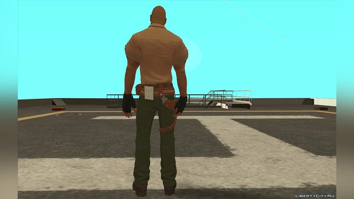 Dr. Smolder Bravestone из фильма Джуманджи / The Rock  / GTA San Andreas