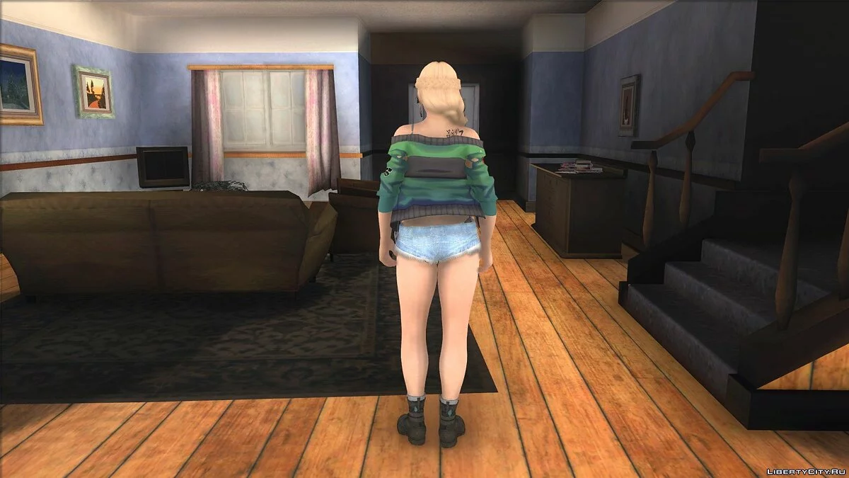 Хелена Дуглас в повседневной одежде v5 / GTA San Andreas