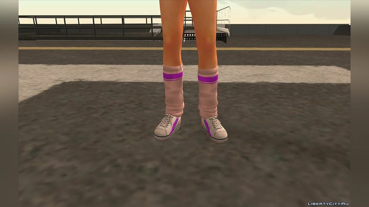 Хонока из Dead or Alive 5 в форме черлидера / GTA San Andreas