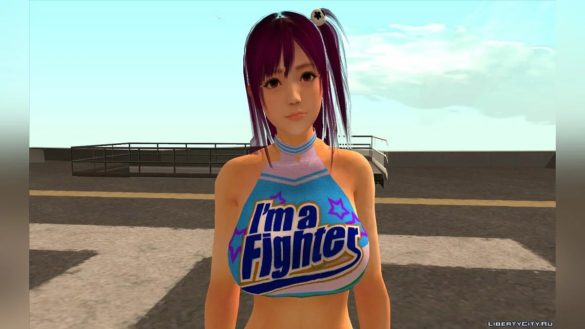 Хонока из Dead or Alive 5 в форме черлидера / GTA San Andreas