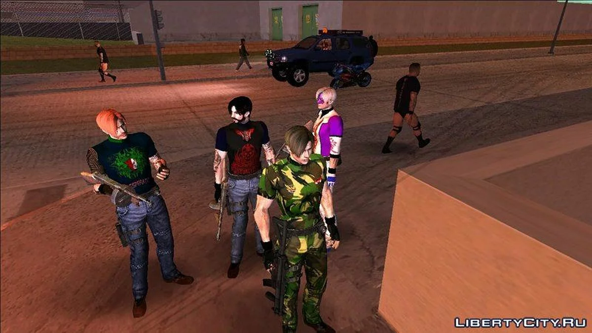 Леон в индонезийской военной форме / GTA San Andreas