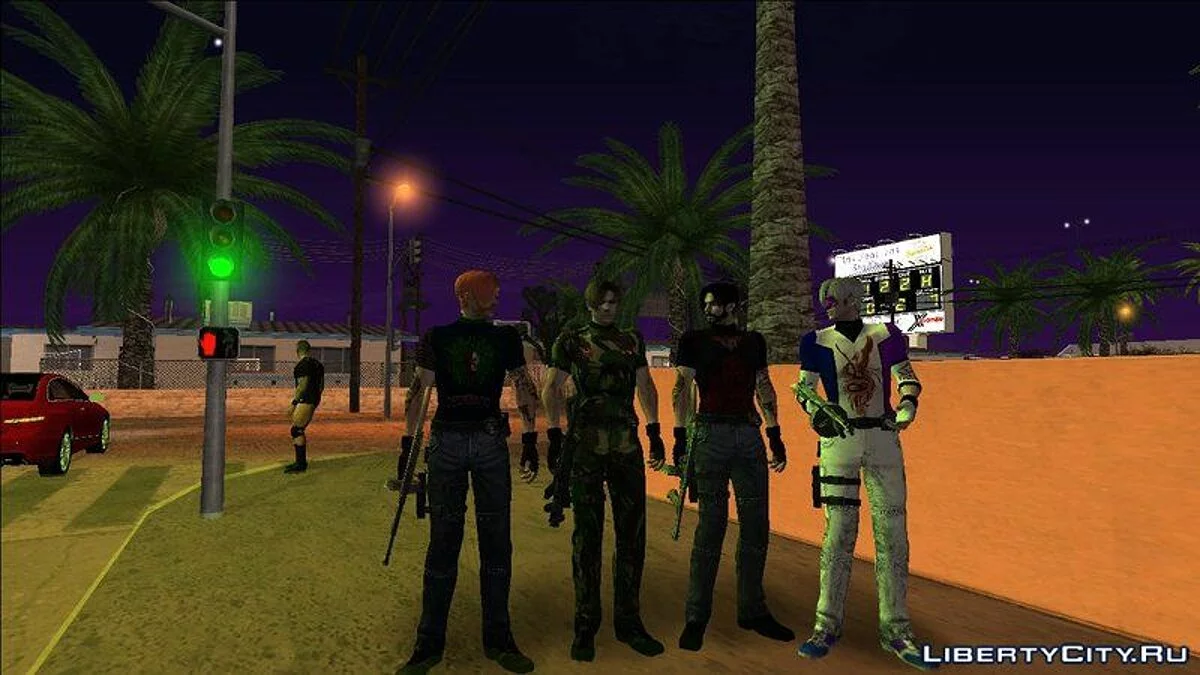 Леон в индонезийской военной форме / GTA San Andreas