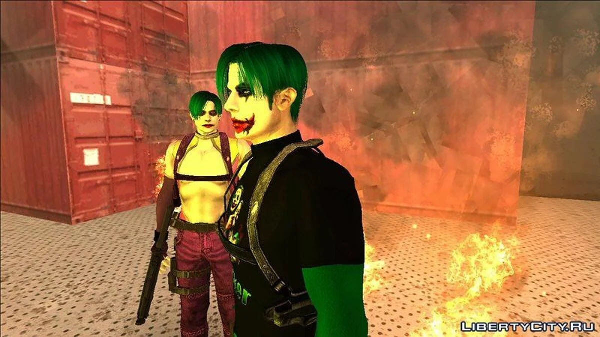Леон в обличье Джокера / GTA San Andreas