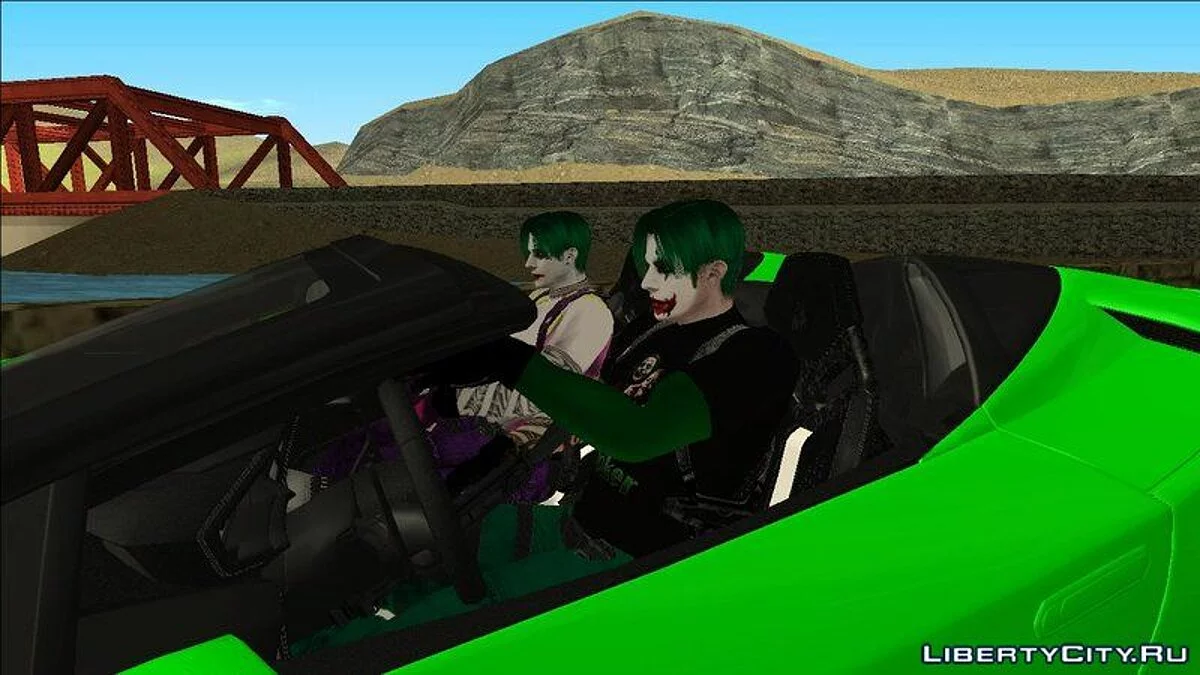 Леон в обличье Джокера / GTA San Andreas