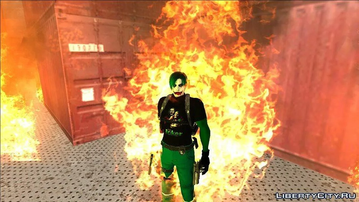 Леон в обличье Джокера / GTA San Andreas