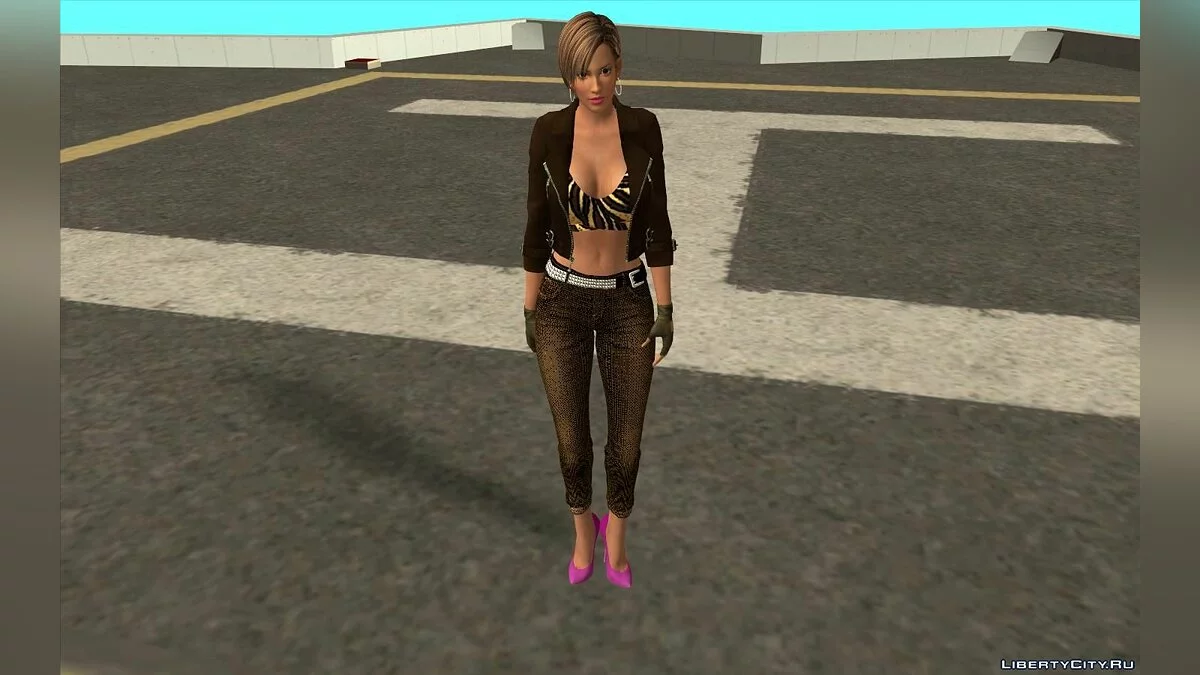 Лиза Хэмилтон из игры Dead or Alive 5 Last Round / GTA San Andreas