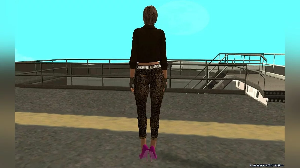 Лиза Хэмилтон из игры Dead or Alive 5 Last Round / GTA San Andreas