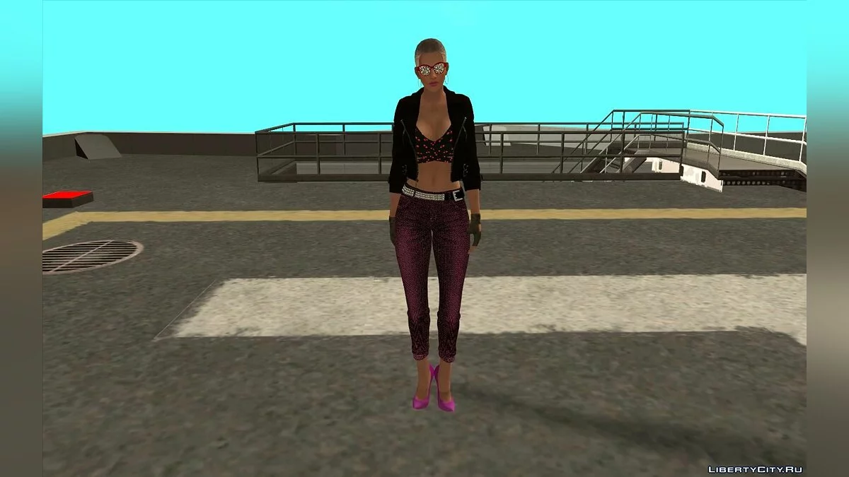 Лиза Хэмилтон из игры Dead or Alive 5 Last Round / GTA San Andreas
