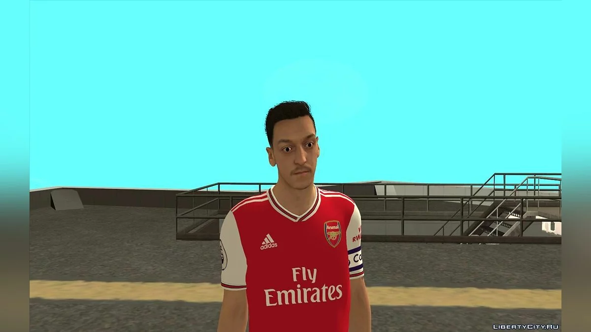 Месут Озиль из игры Efootball PES 2020 / GTA San Andreas