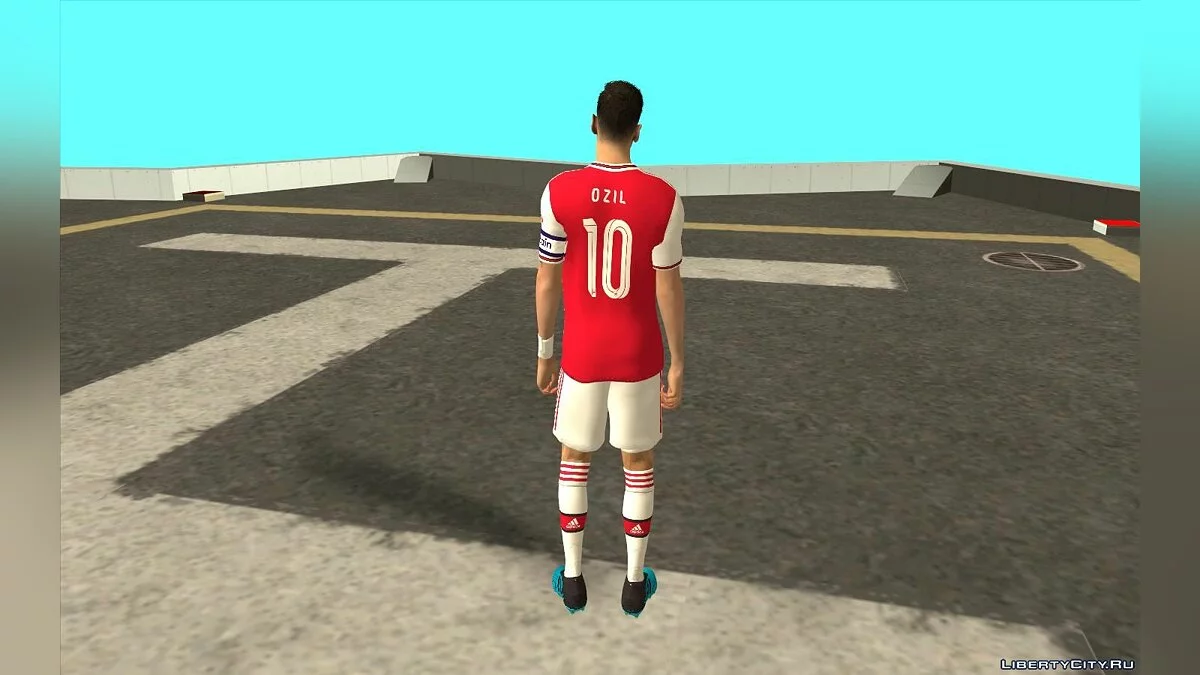 Месут Озиль из игры Efootball PES 2020 / GTA San Andreas