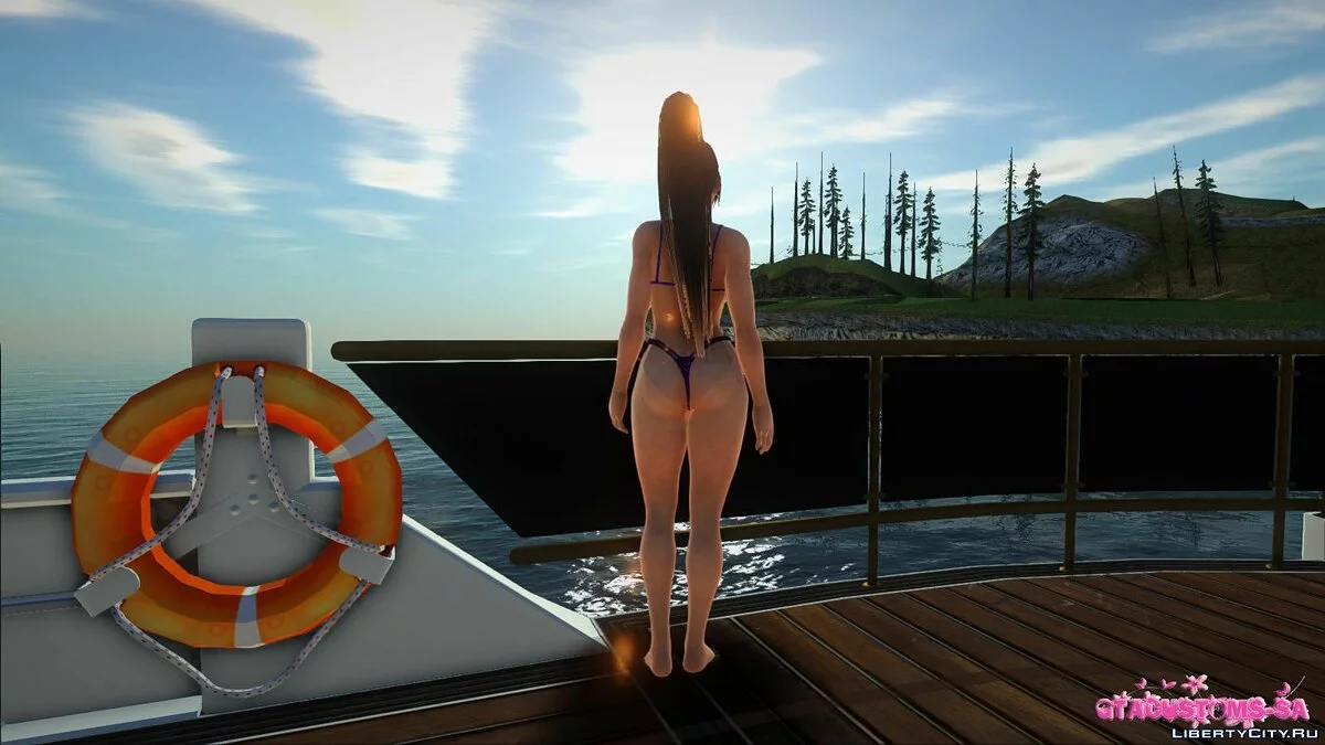 Мэй Ширануи в бикини / GTA San Andreas