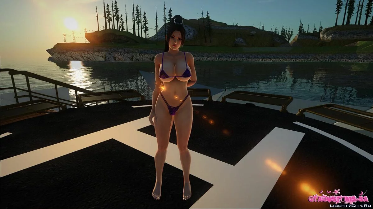 Мэй Ширануи в бикини / GTA San Andreas