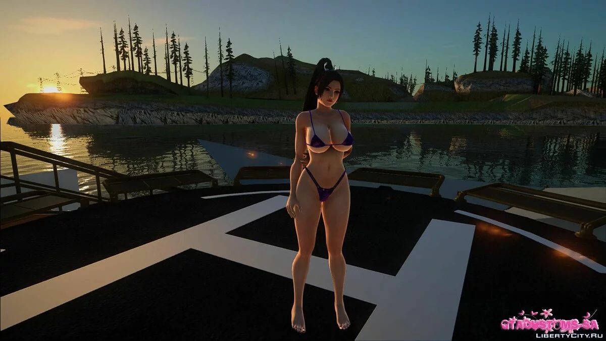 Мэй Ширануи в бикини / GTA San Andreas