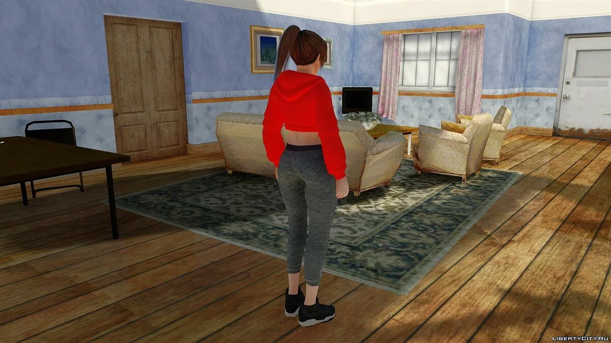 Мэй Ширануи в повседневной одежде v8 / GTA San Andreas