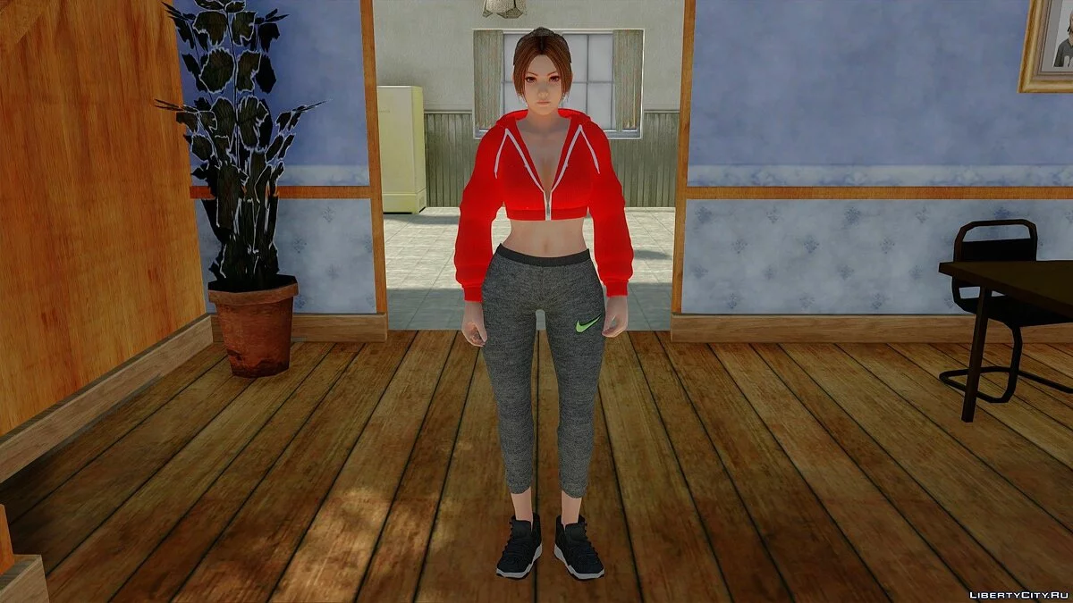 Мэй Ширануи в повседневной одежде v8 / GTA San Andreas