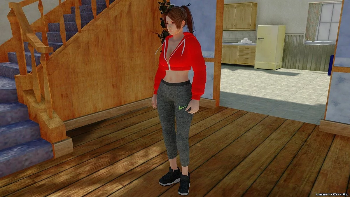 Мэй Ширануи в повседневной одежде v8 / GTA San Andreas
