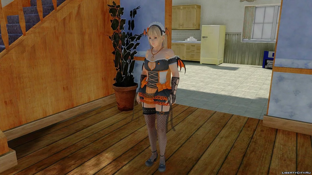 Мэри Роуз в костюме для Хэллоуина / GTA San Andreas