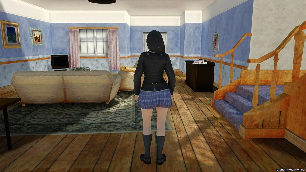 Момиджи в школьной форме / GTA San Andreas