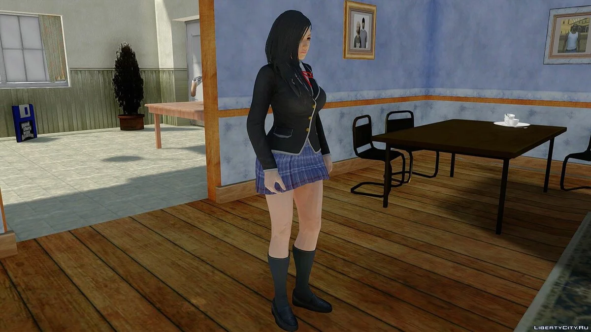 Момиджи в школьной форме / GTA San Andreas
