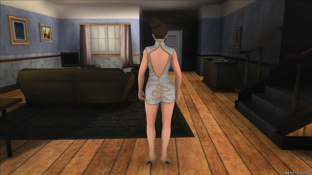 Наотора Ли в платье ципао / GTA San Andreas