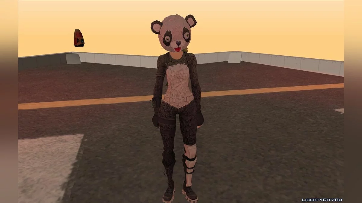 Панда из игры Фортнайт / GTA San Andreas