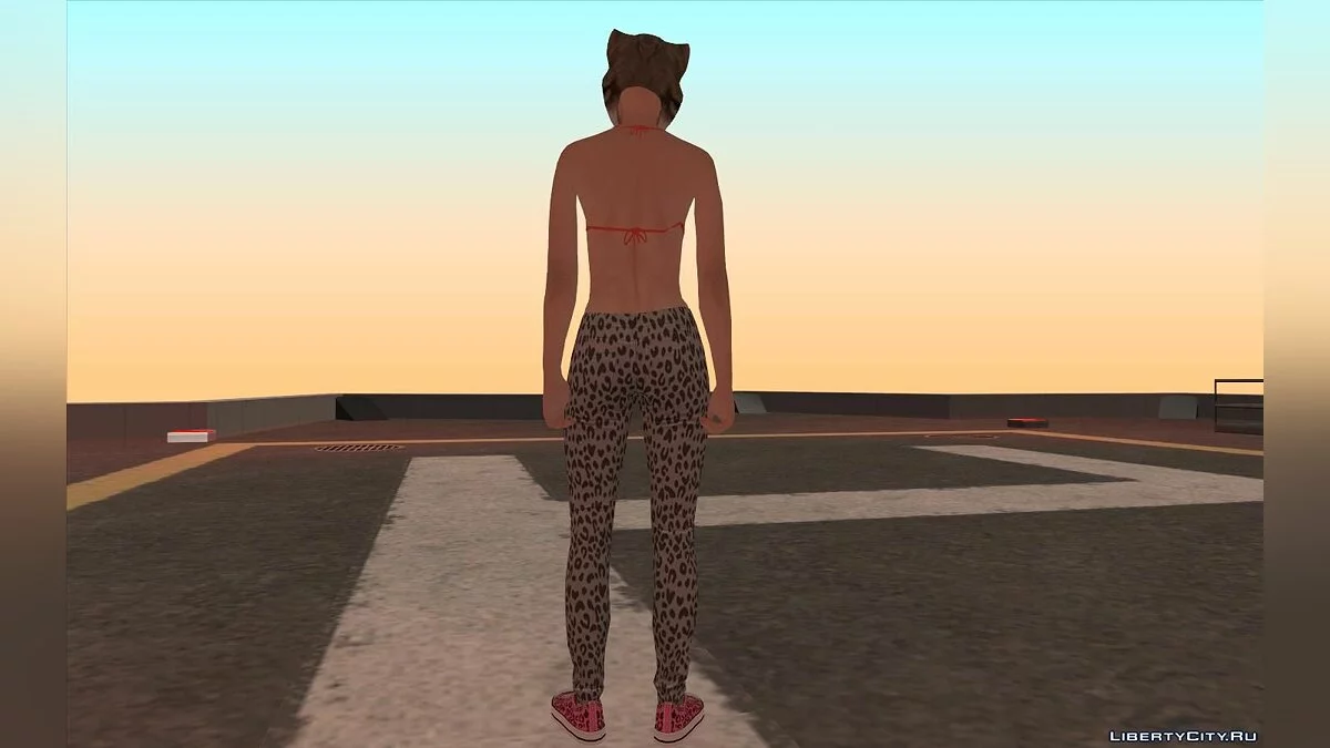 Рандомный скин девушки из GTA Online #4 / GTA San Andreas