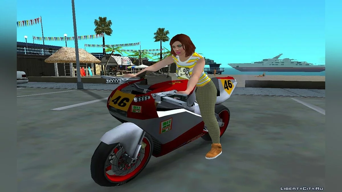 Рандомный скин девушки из GTA Online #4 / GTA San Andreas