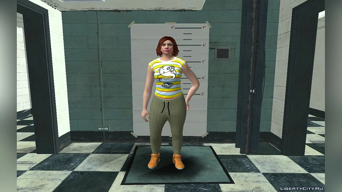 Рандомный скин девушки из GTA Online #4 / GTA San Andreas