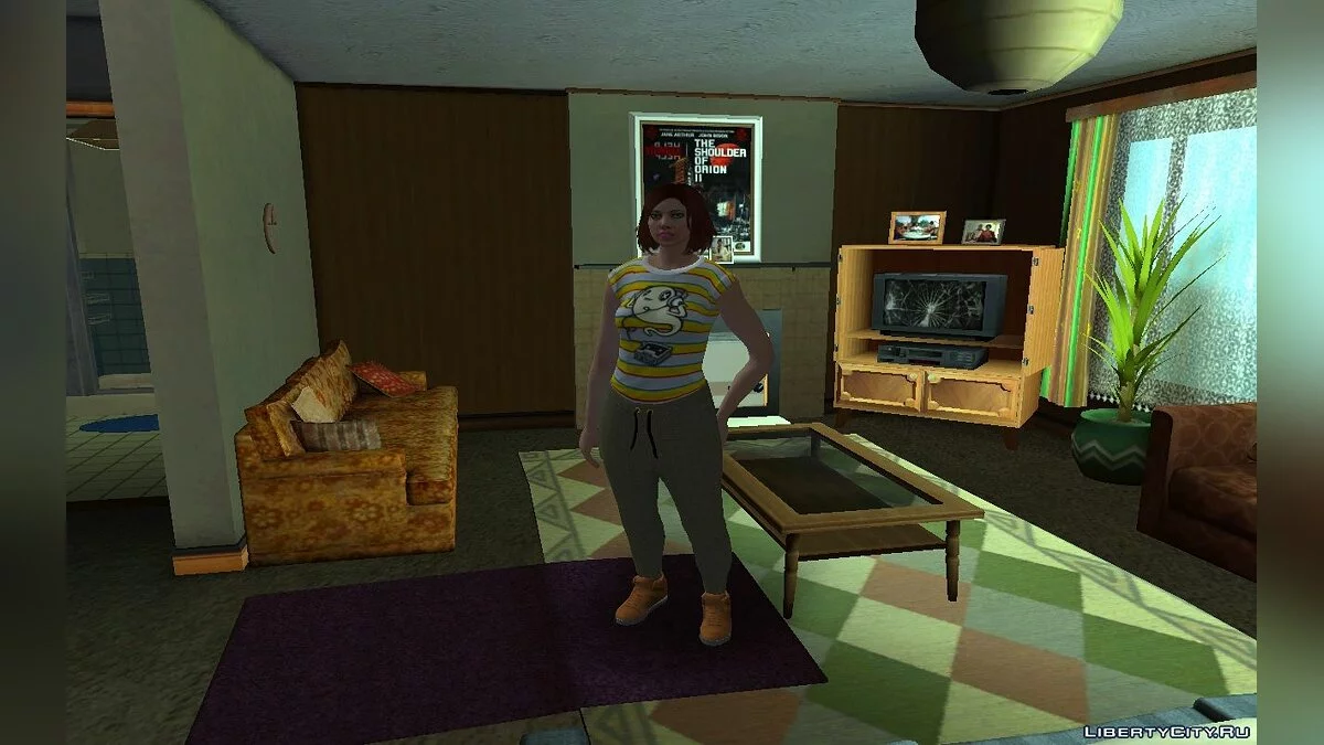 Рандомный скин девушки из GTA Online #4 / GTA San Andreas