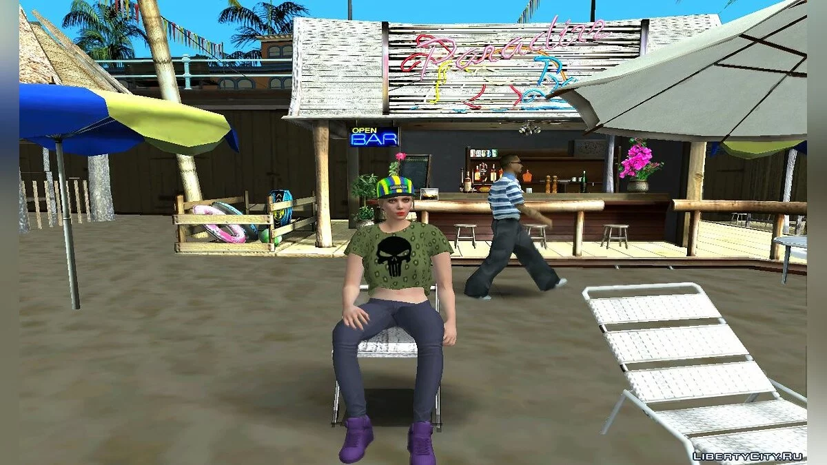 Рандомный скин девушки из GTA Online / GTA San Andreas