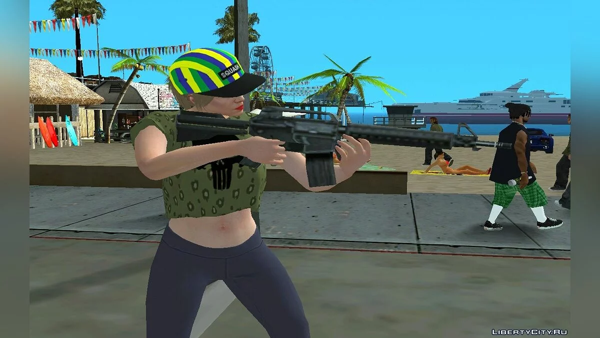 Рандомный скин девушки из GTA Online / GTA San Andreas