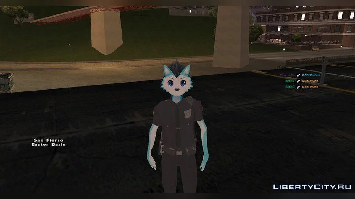 Скин полицейского - Фурри / GTA San Andreas