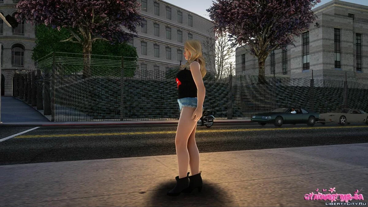 Тина Армстронг в повседневной одежде v2 / GTA San Andreas