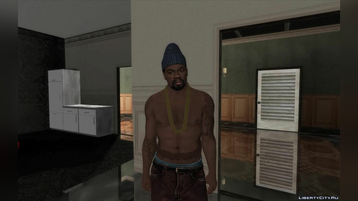 Скачать 50 Cent в одежде OG Loca для GTA San Andreas