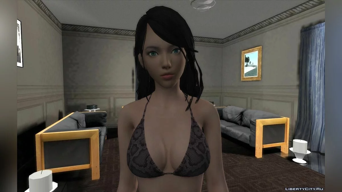 Девушка из игры Riders of Icarus / GTA San Andreas