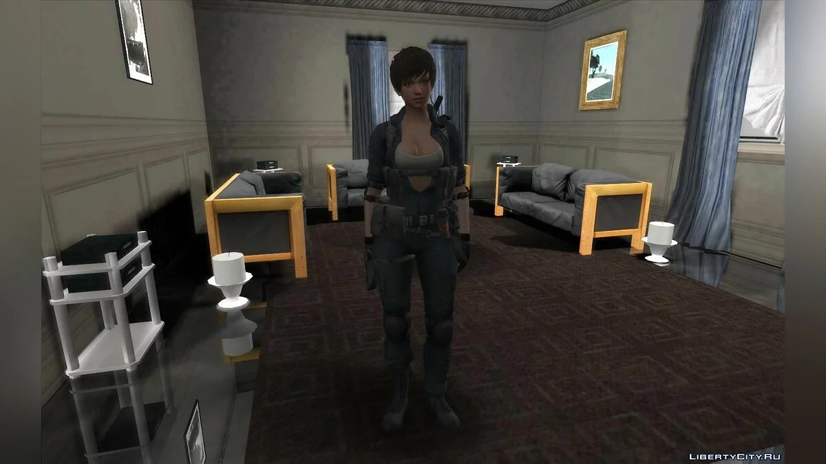 Девушка из игры Sudden Attack 2 / GTA San Andreas