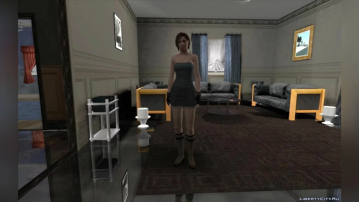 Джилл Валентайн из игры Resident Evil 3 / GTA San Andreas
