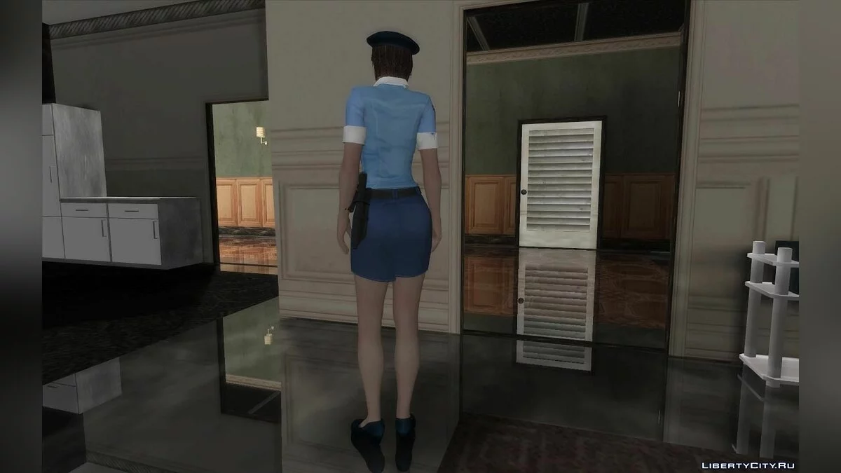 Джилл Валентайн (офицер полиции) из игры Resident Evil 3 / GTA San Andreas