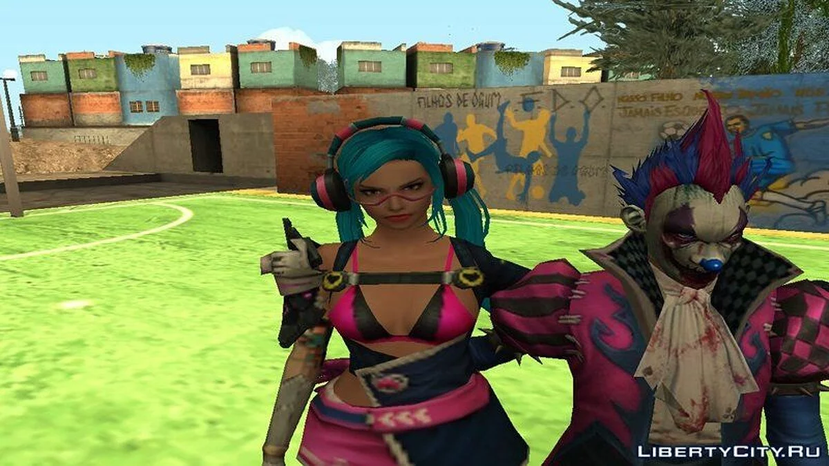 Feminina из Free Fire / GTA San Andreas