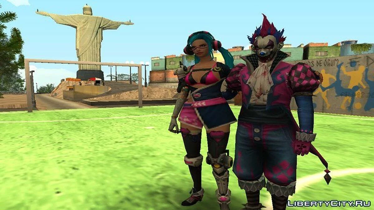 Feminina из Free Fire / GTA San Andreas