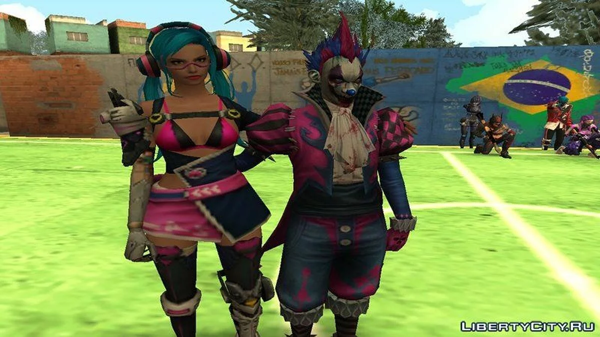 Feminina из Free Fire / GTA San Andreas
