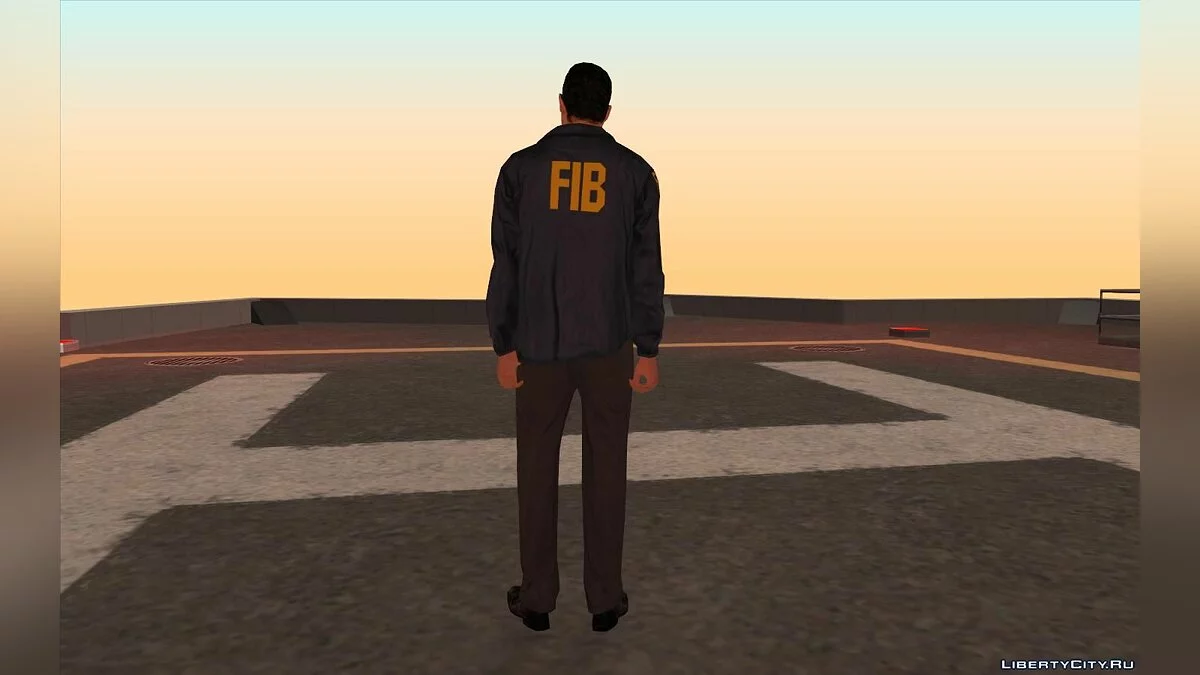 FIB агент из GTA 5 / GTA San Andreas