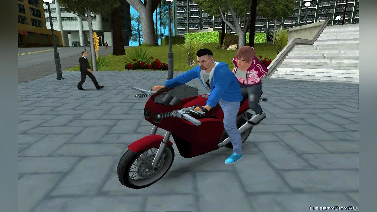 GTA Online рандомный мужской скин #1 / GTA San Andreas