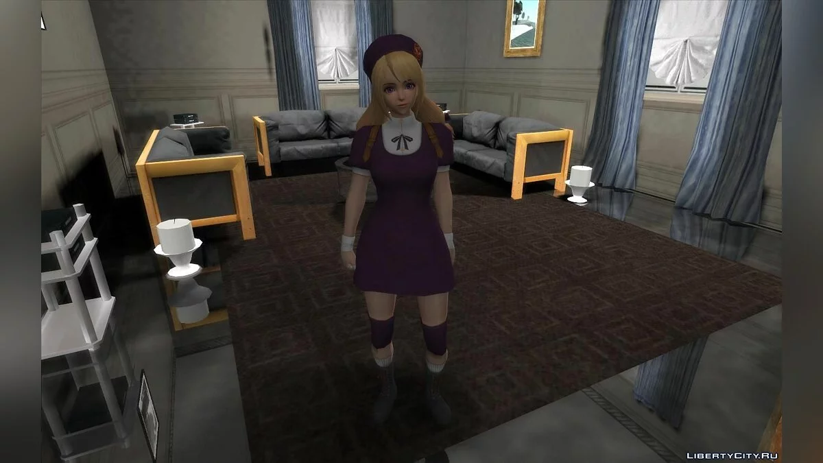 Hinako Shijou из игры The King of Fighters  / GTA San Andreas