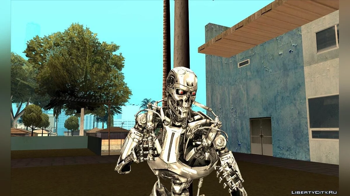 Эндоскелет терминатора Т-800 / GTA San Andreas