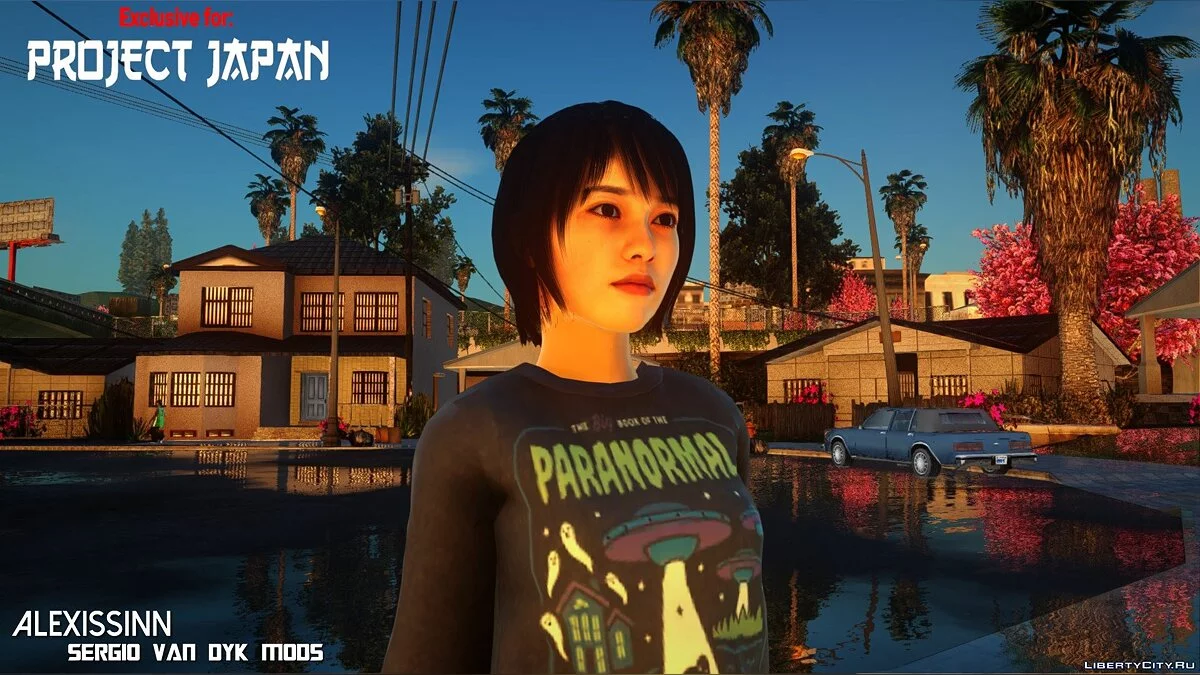 Йоко Сузуки в повседневной одежде  / GTA San Andreas