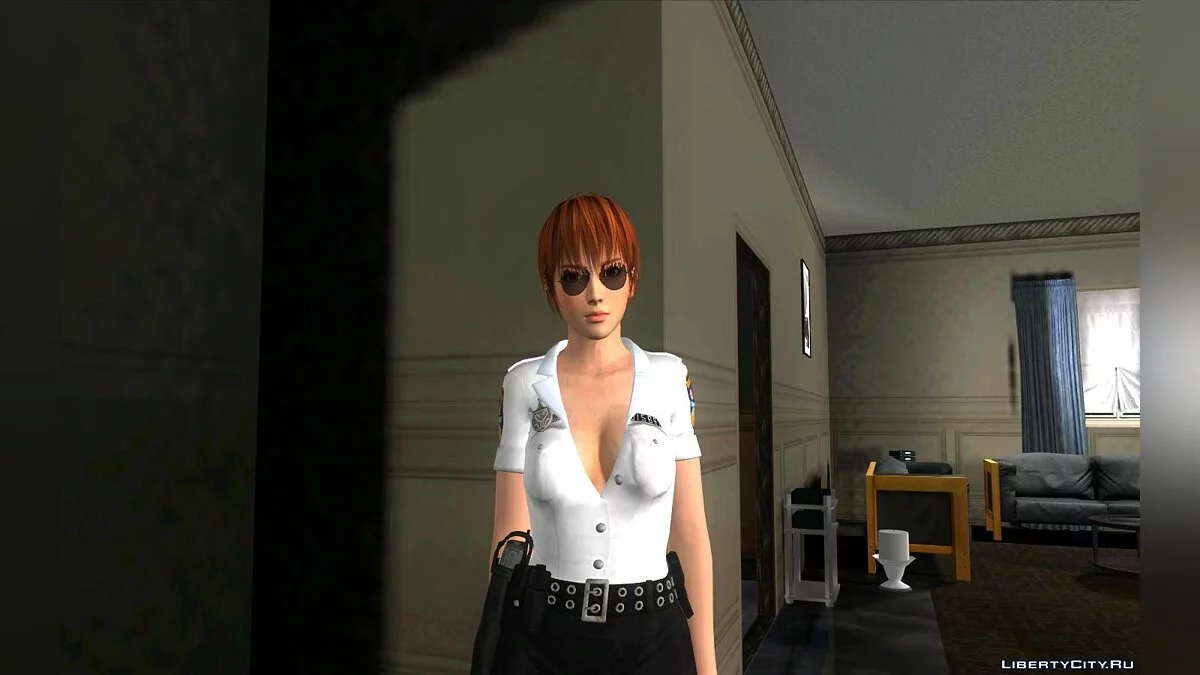 Касуми в одежде полиции  / GTA San Andreas