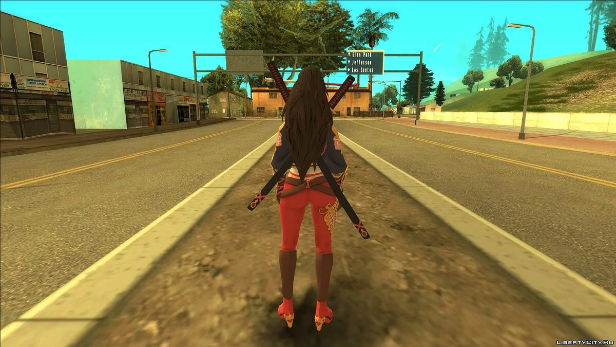Катана - King of Fighters All Star / GTA San Andreas